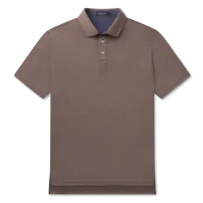 Lisbon Heather Performance Polo – Dark Gray